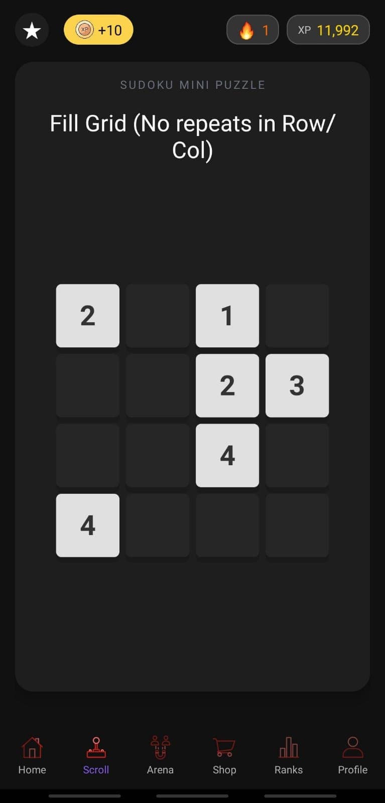 Scroll Puzzle 3